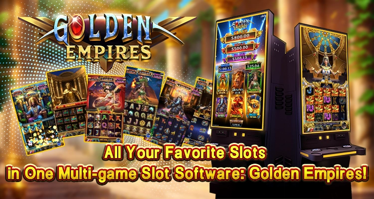 Golden Empires Slot Machine Game For Arcade Operators